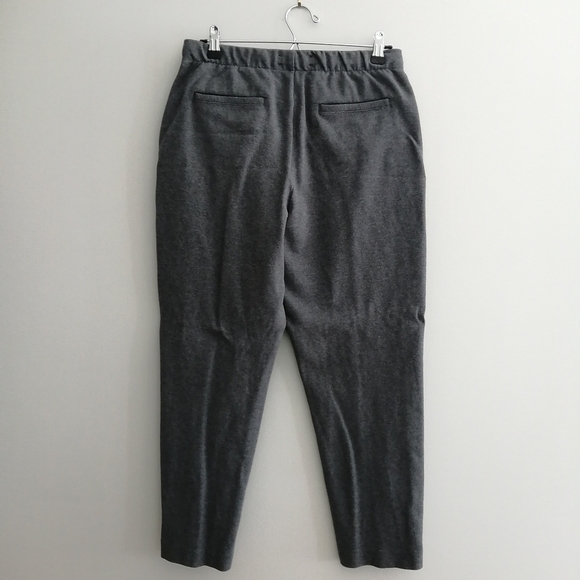 Everlane The Dream Pants Tapered Ankle Pant Heathered Charcoal Grey Medium - Picture 4 of 16